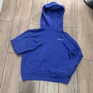 AMIRI Kids Blue Bones Hoodie Size 10Y